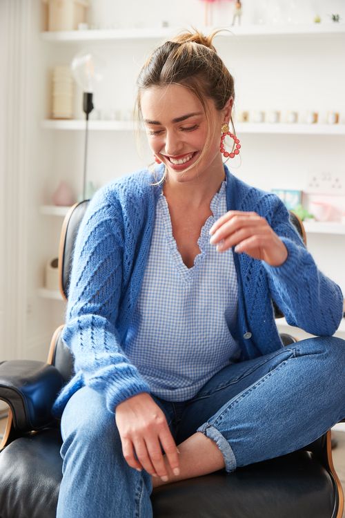 MAELYS CARDI IN BLUE